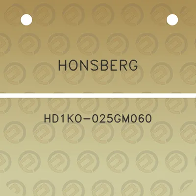 honsberg-hd1ko-025gm060