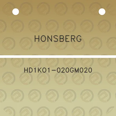 honsberg-hd1ko1-020gm020