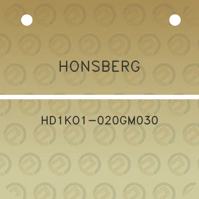 honsberg-hd1ko1-020gm030