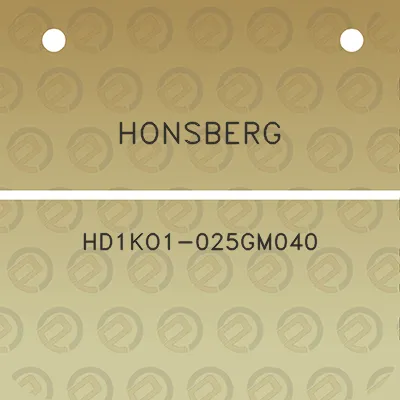 honsberg-hd1ko1-025gm040