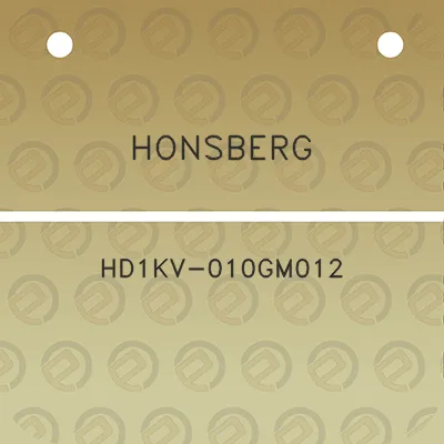 honsberg-hd1kv-010gm012