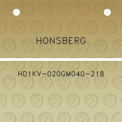 honsberg-hd1kv-020gm040-218