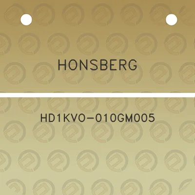 honsberg-hd1kvo-010gm005