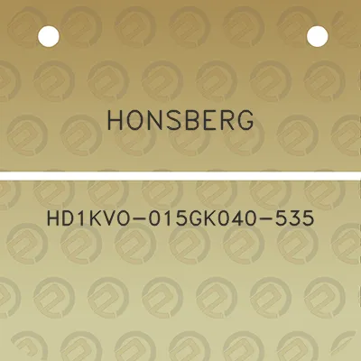 honsberg-hd1kvo-015gk040-535