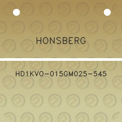 honsberg-hd1kvo-015gm025-545