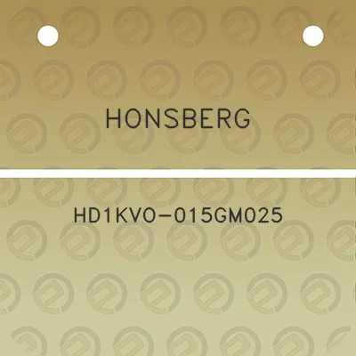 honsberg-hd1kvo-015gm025