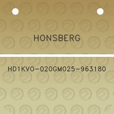 honsberg-hd1kvo-020gm025-963180