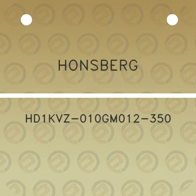 honsberg-hd1kvz-010gm012-350