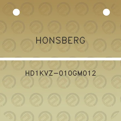 honsberg-hd1kvz-010gm012