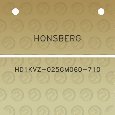 honsberg-hd1kvz-025gm060-710