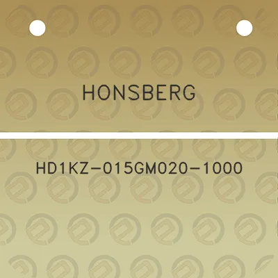 honsberg-hd1kz-015gm020-1000