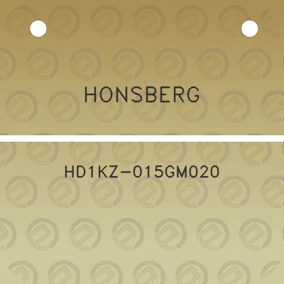 honsberg-hd1kz-015gm020