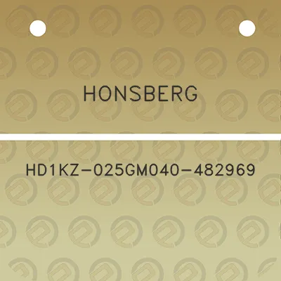 honsberg-hd1kz-025gm040-482969