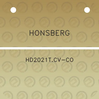 honsberg-hd2021tcv-co