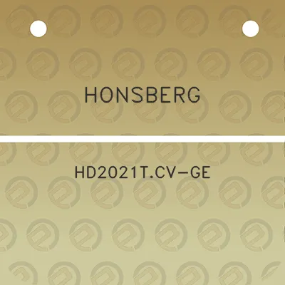 honsberg-hd2021tcv-ge