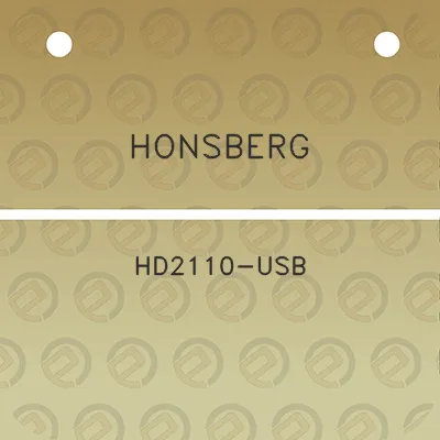 honsberg-hd2110-usb