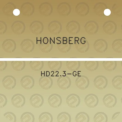 honsberg-hd223-ge