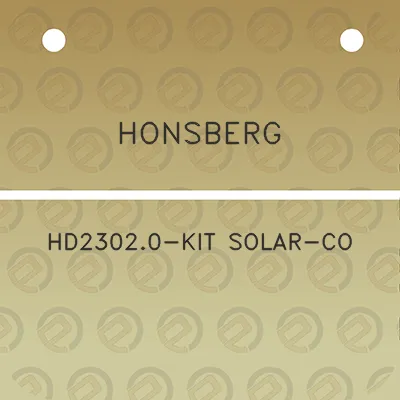 honsberg-hd23020-kit-solar-co