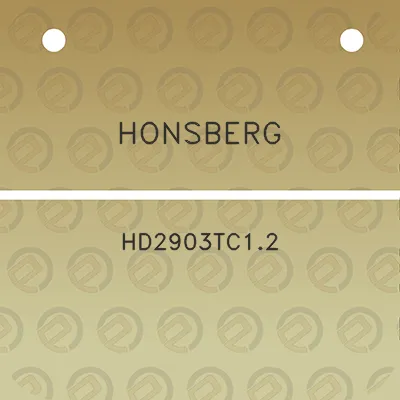 honsberg-hd2903tc12