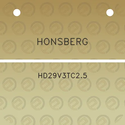 honsberg-hd29v3tc25