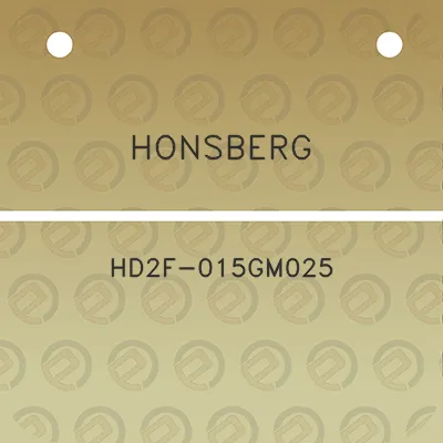 honsberg-hd2f-015gm025