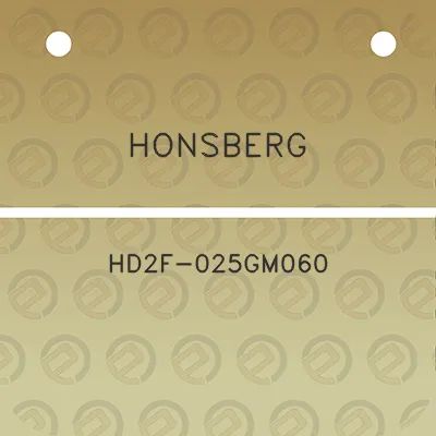 honsberg-hd2f-025gm060