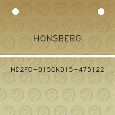 honsberg-hd2fo-015gk015-475122