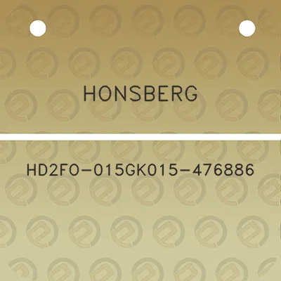 honsberg-hd2fo-015gk015-476886