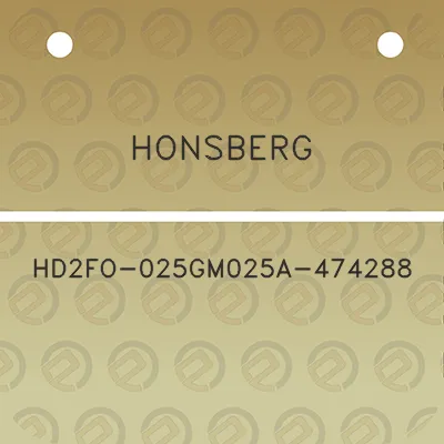 honsberg-hd2fo-025gm025a-474288