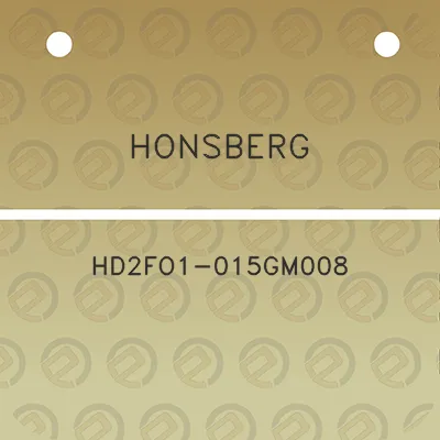 honsberg-hd2fo1-015gm008