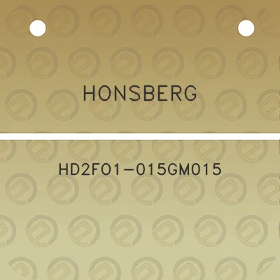 honsberg-hd2fo1-015gm015