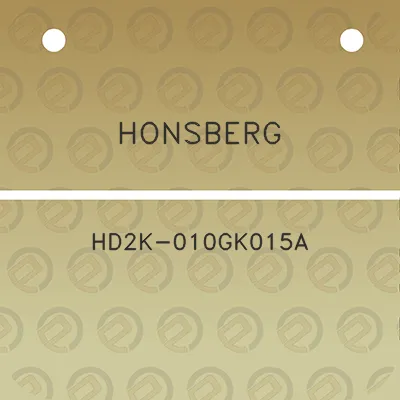 honsberg-hd2k-010gk015a