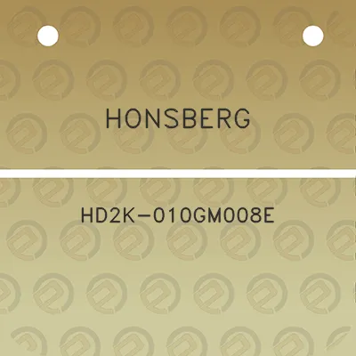 honsberg-hd2k-010gm008e