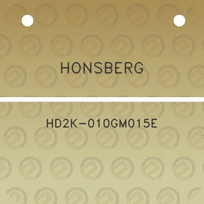 honsberg-hd2k-010gm015e