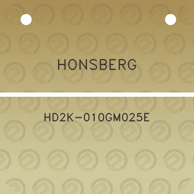 honsberg-hd2k-010gm025e