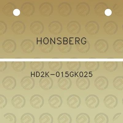 honsberg-hd2k-015gk025