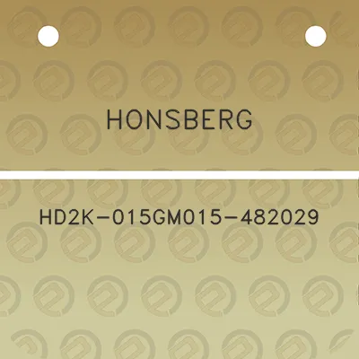 honsberg-hd2k-015gm015-482029