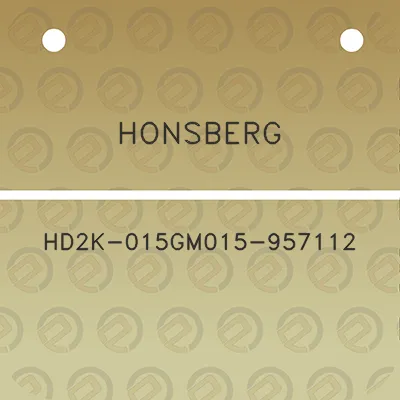 honsberg-hd2k-015gm015-957112