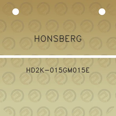 honsberg-hd2k-015gm015e