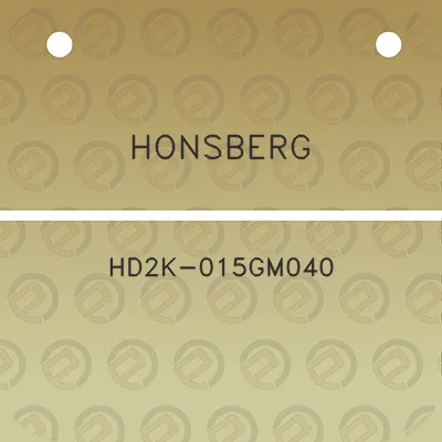 honsberg-hd2k-015gm040