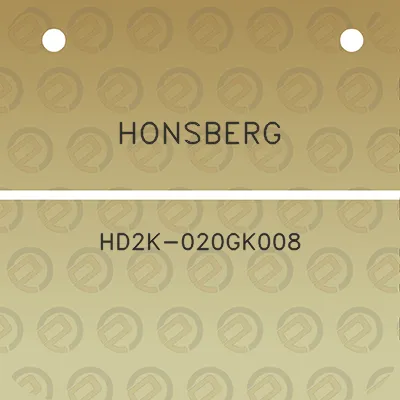 honsberg-hd2k-020gk008