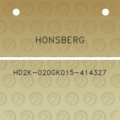 honsberg-hd2k-020gk015-414327