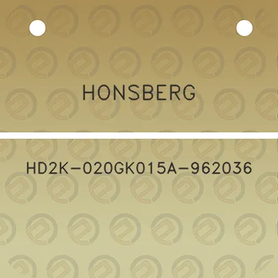 honsberg-hd2k-020gk015a-962036