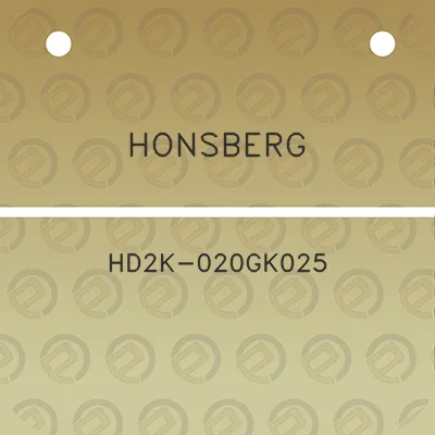 honsberg-hd2k-020gk025