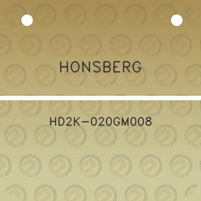 honsberg-hd2k-020gm008