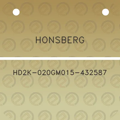 honsberg-hd2k-020gm015-432587