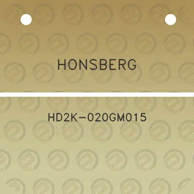 honsberg-hd2k-020gm015