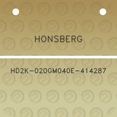 honsberg-hd2k-020gm040e-414287