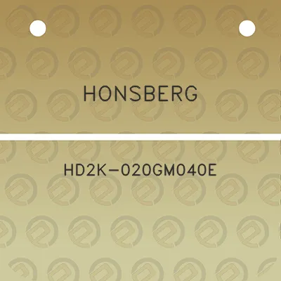 honsberg-hd2k-020gm040e