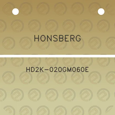 honsberg-hd2k-020gm060e